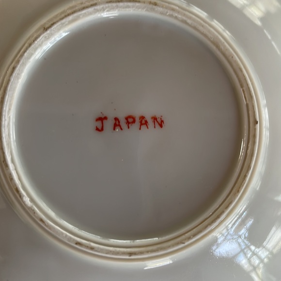 VTG Iridescent Blue Demitasse Cup & Saucer - Picture 3 of 6